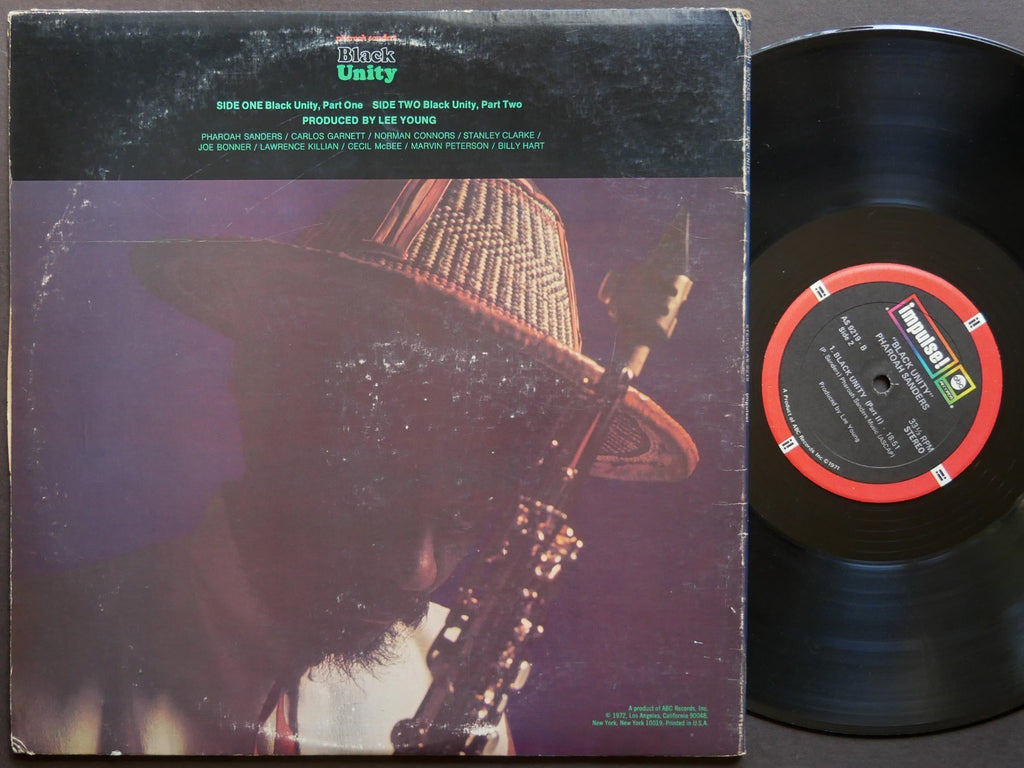 PHAROAH SANDERS Black Unity LP IMPULSE! AS9219 US '72 Carlos Garnett Cecil McBee