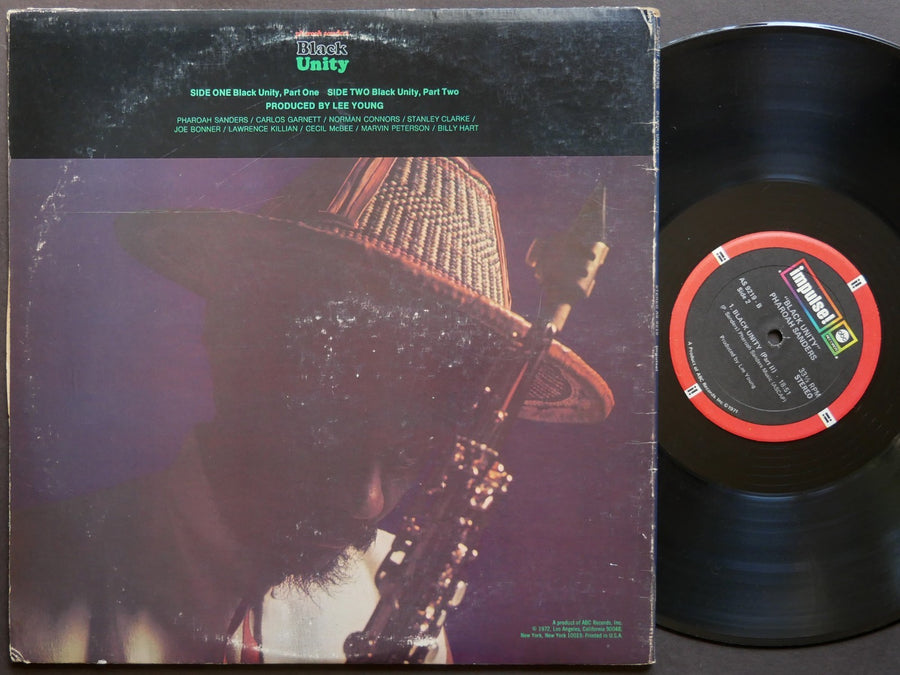 PHAROAH SANDERS Black Unity LP IMPULSE! AS9219 US '72 Carlos Garnett Cecil McBee