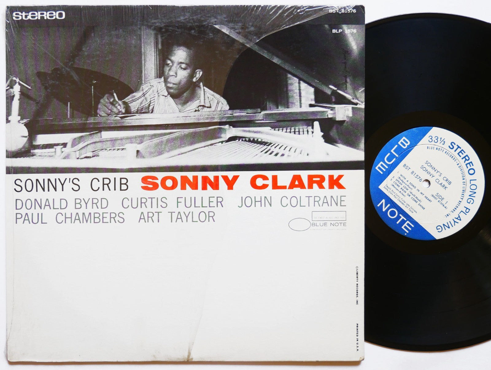 SONNY CLARK Sonny's Crib LP BLUE NOTE BST 81576 US '66 LIBERTY John Coltrane VG+