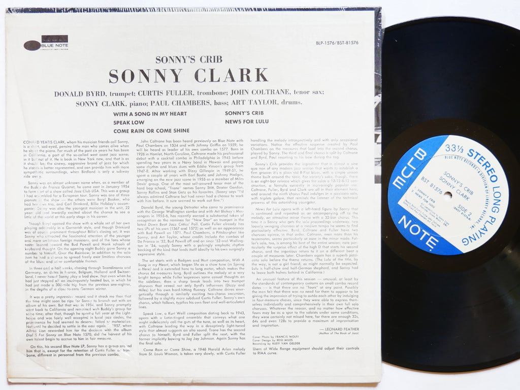 SONNY CLARK Sonny's Crib LP BLUE NOTE BST 81576 US '66 LIBERTY John Coltrane VG+