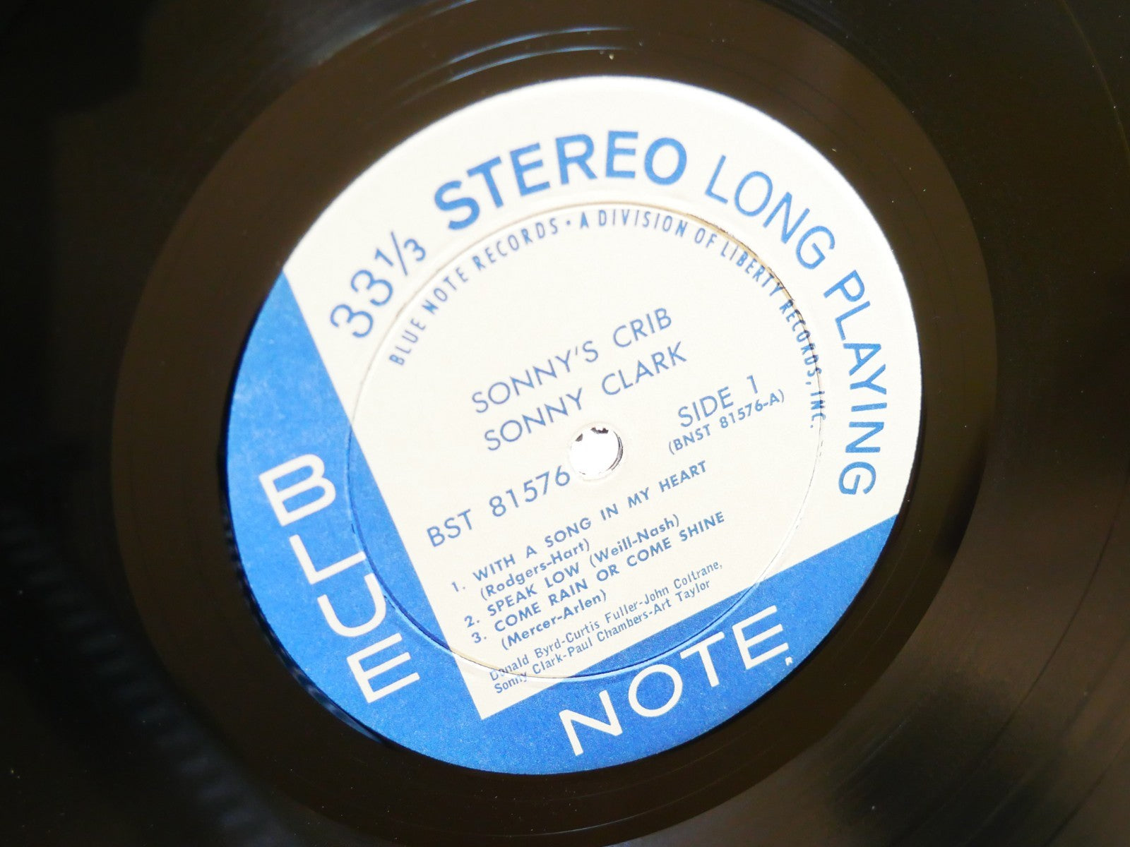 SONNY CLARK Sonny's Crib LP BLUE NOTE BST 81576 US '66 LIBERTY John Coltrane VG+