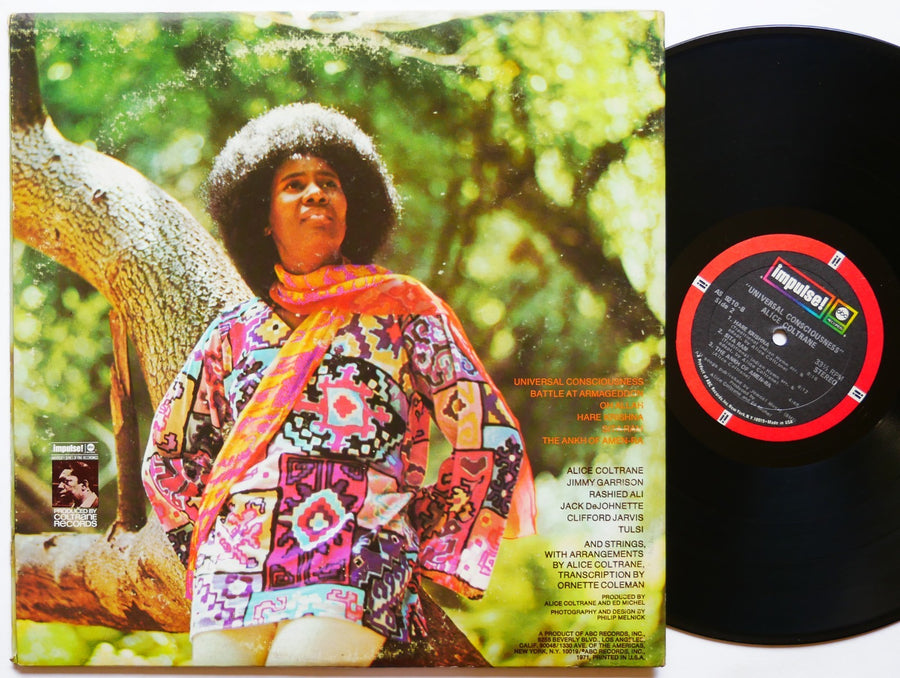 ALICE COLTRANE Universal Consciousness LP IMPULSE AS-9210 Rashied Ali JAZZ VG+