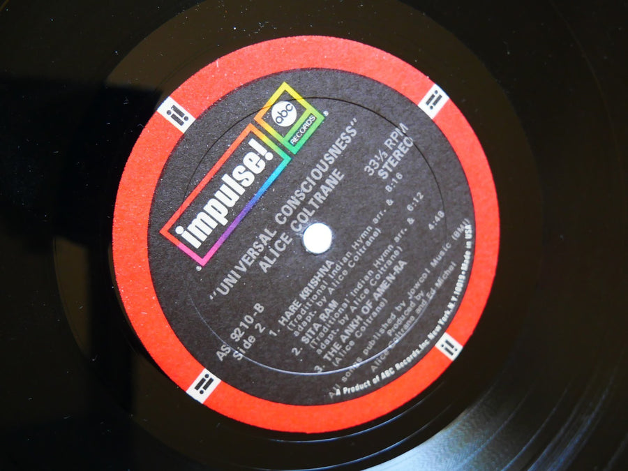 ALICE COLTRANE Universal Consciousness LP IMPULSE AS-9210 Rashied Ali JAZZ VG+