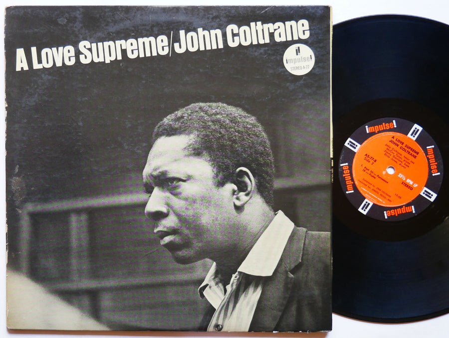 JOHN COLTRANE A Love Supreme LP IMPULSE! AS-77 Orig US 1965 RVG McCoy Tyner