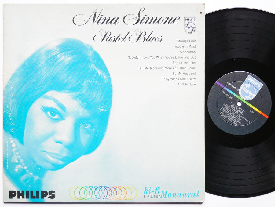 NINA SIMONE Pastel Blues LP PHILIPS PHM 200-187 US 1965 DG MONO Jazz Blues VG+