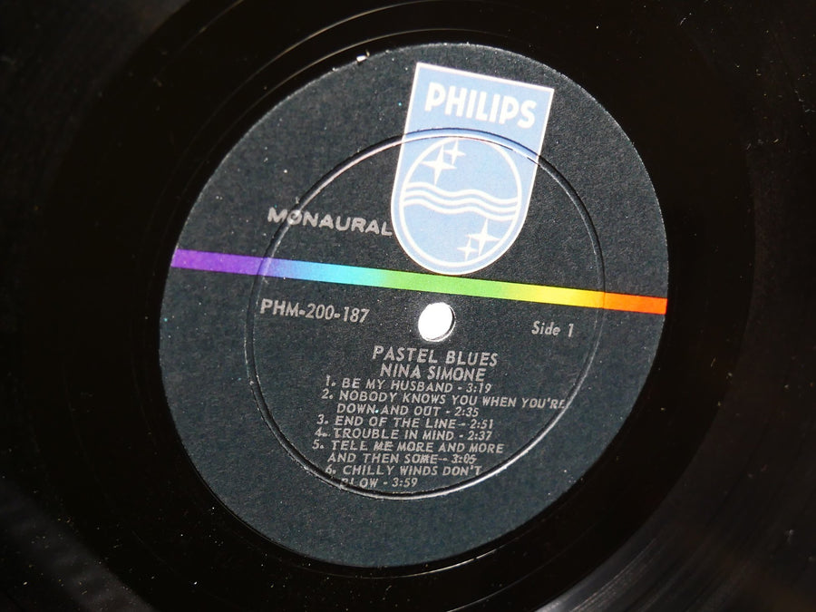 NINA SIMONE Pastel Blues LP PHILIPS PHM 200-187 US 1965 DG MONO Jazz Blues VG+