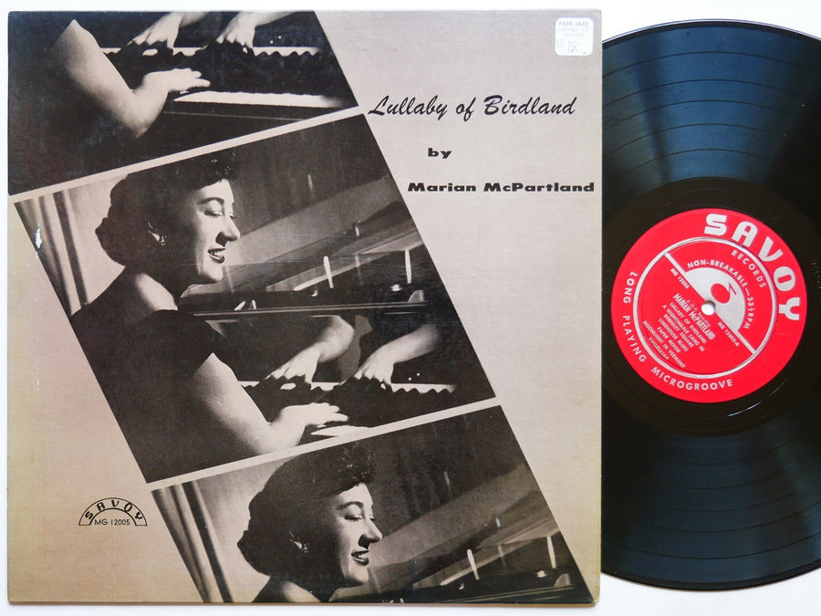MARIAN MCPARTLAND Lullaby of Birdland LP SAVOY RECORDS MG-12005 US 1955 DG MONO