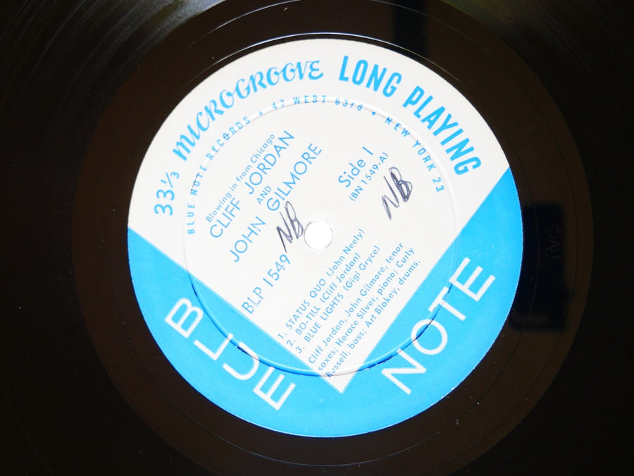 CLIFFORD JORDAN JOHN GILMORE Blowing In From Chicago LP BLUE NOTE 1549 US 1958