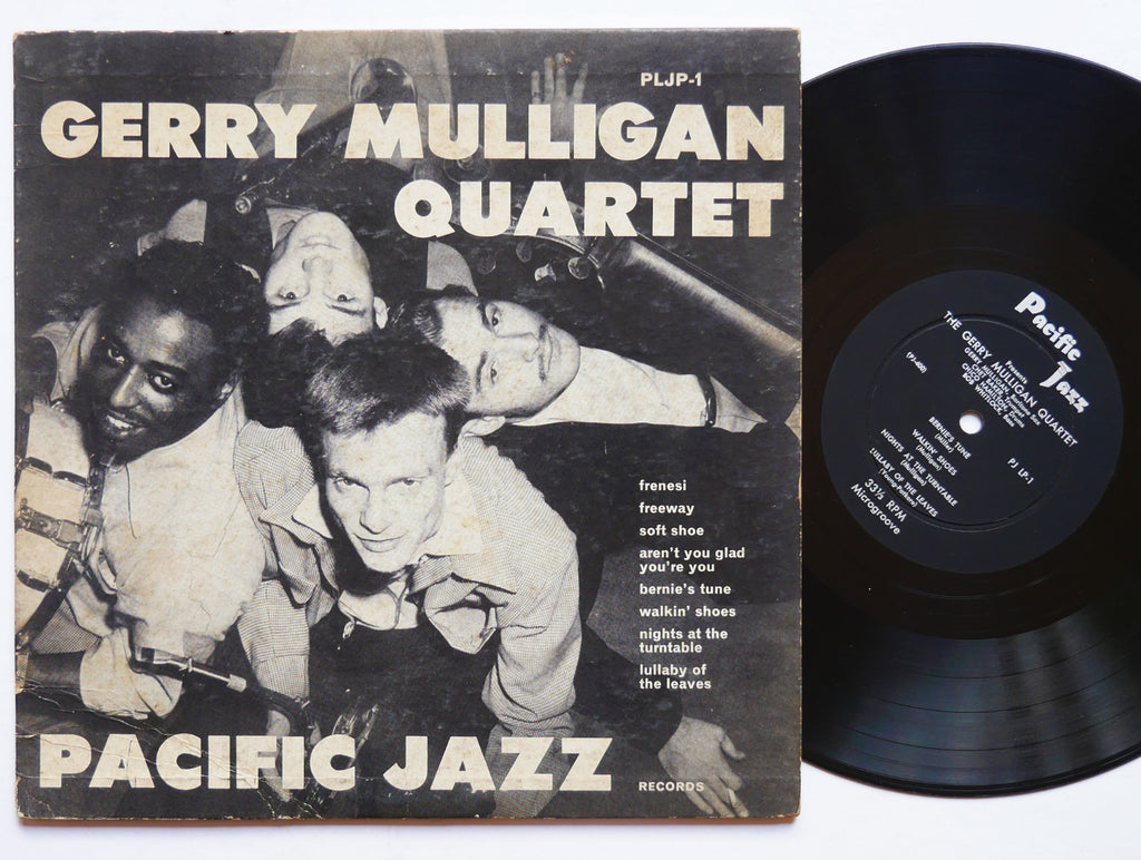 GERRY MULLIGAN Quartet 10" LP PACIFIC JAZZ PLJP-1 US 1952 DG MONO Chet Baker