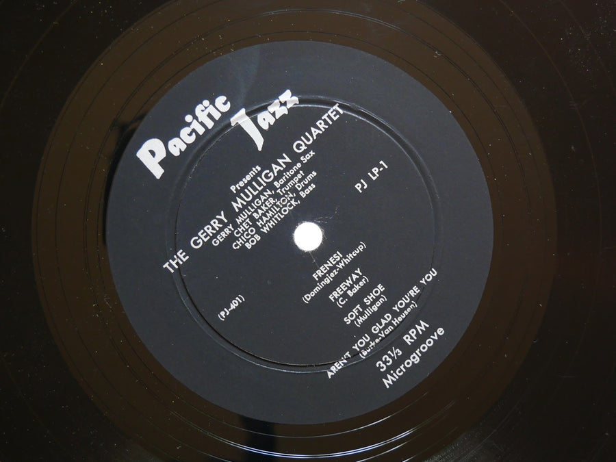GERRY MULLIGAN Quartet 10" LP PACIFIC JAZZ PLJP-1 US 1952 DG MONO Chet Baker