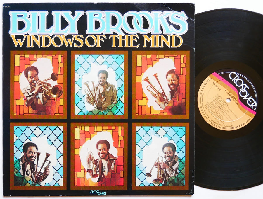 BILLY BROOKS Windows Of The Mind LP CROSSOVER RECORDS CR 9003 US 1974 Jazz Funk