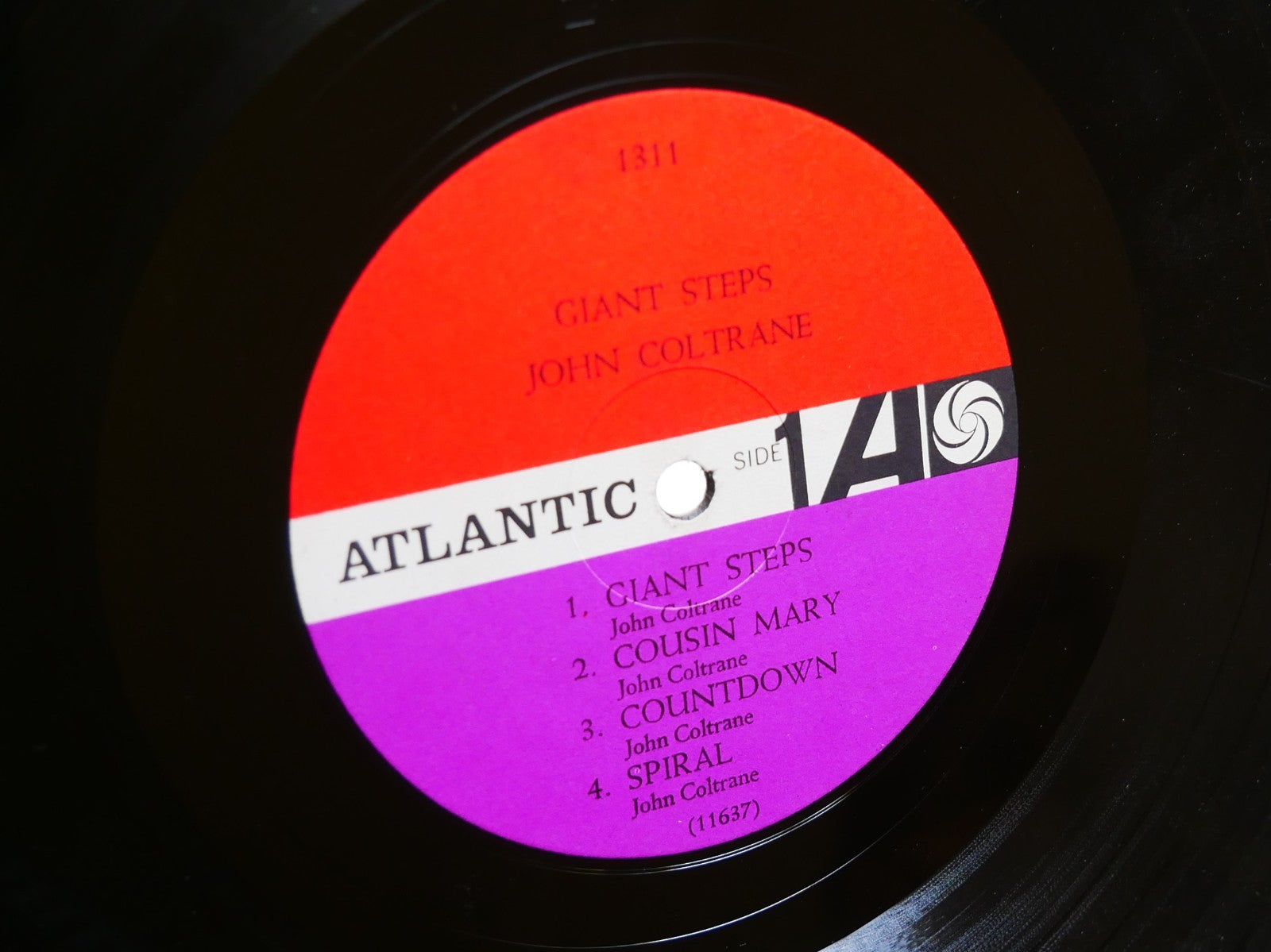 JOHN COLTRANE Giant Steps LP ATLANTIC 1311 US '61 MONO Tommy Flanagan Art Taylor