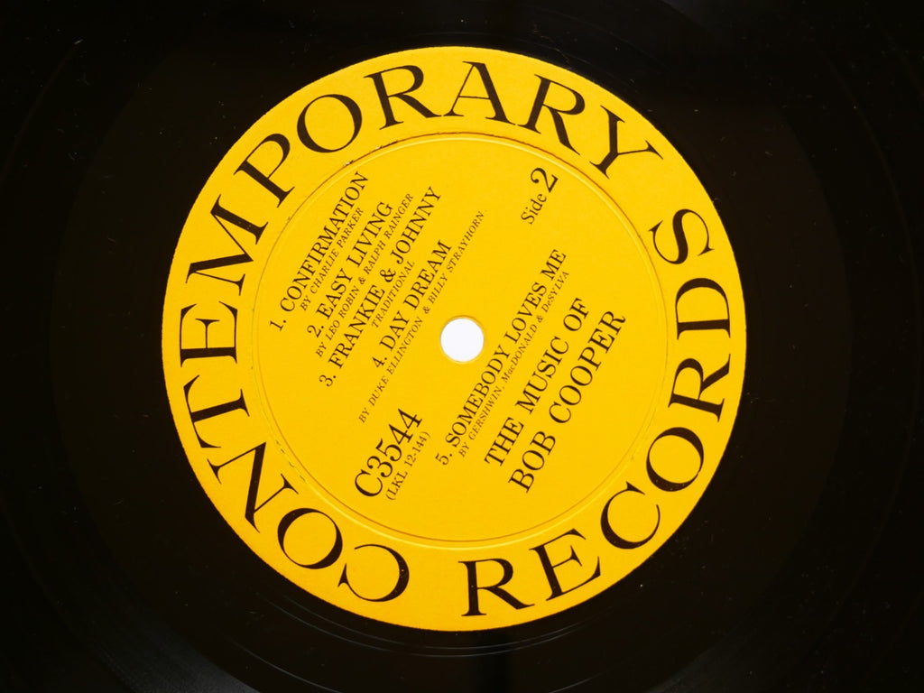 BOB COOPER Coop! The Music Of LP CONTEMPORARY C3544 US 1958 MONO Victor Feldman