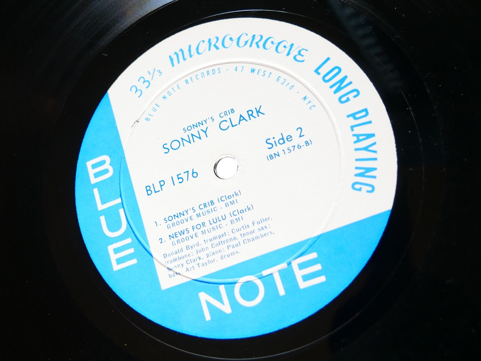 SONNY CLARK Sonny's Crib LP BLUE NOTE BLP 1576 US 1959 EAR MONO John Coltrane