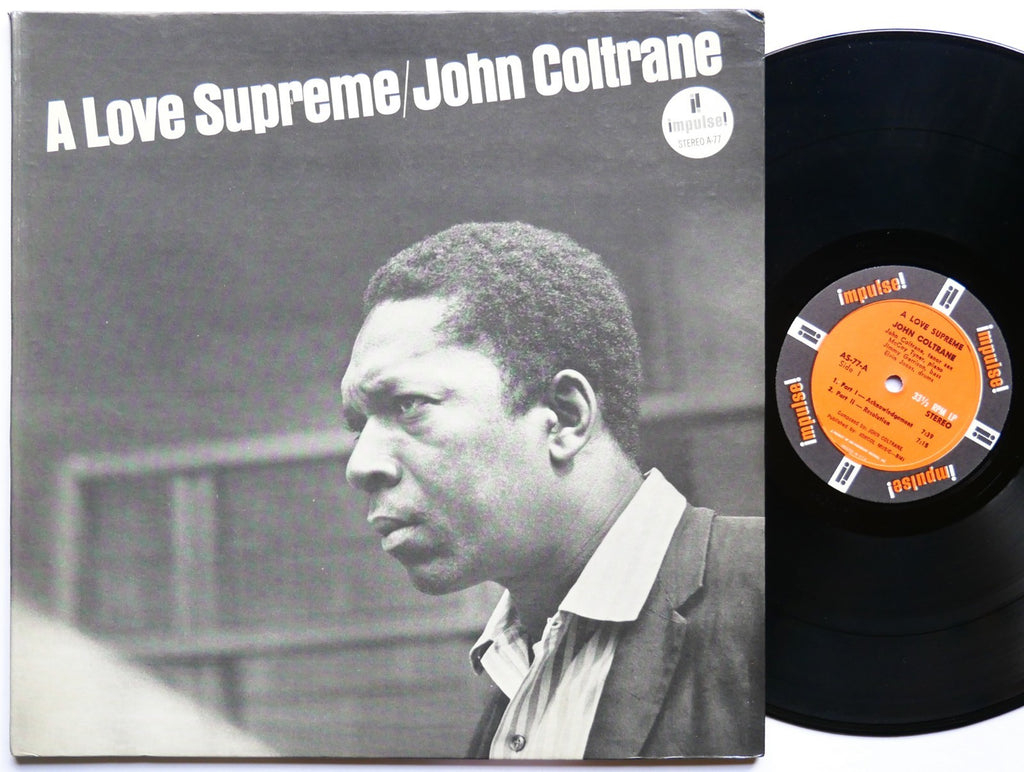 JOHN COLTRANE A Love Supreme LP IMPULSE! AS-77 RVG Elvin Jones McCoy Tyner VG+