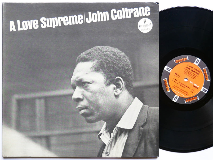 JOHN COLTRANE A Love Supreme LP IMPULSE! AS-77 RVG Elvin Jones McCoy Tyner VG+