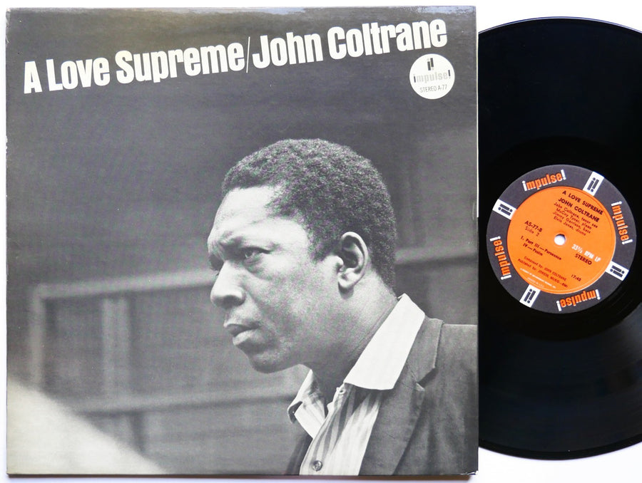 JOHN COLTRANE A Love Supreme LP IMPULSE! AS-77 RVG Elvin Jones McCoy Tyner VG+