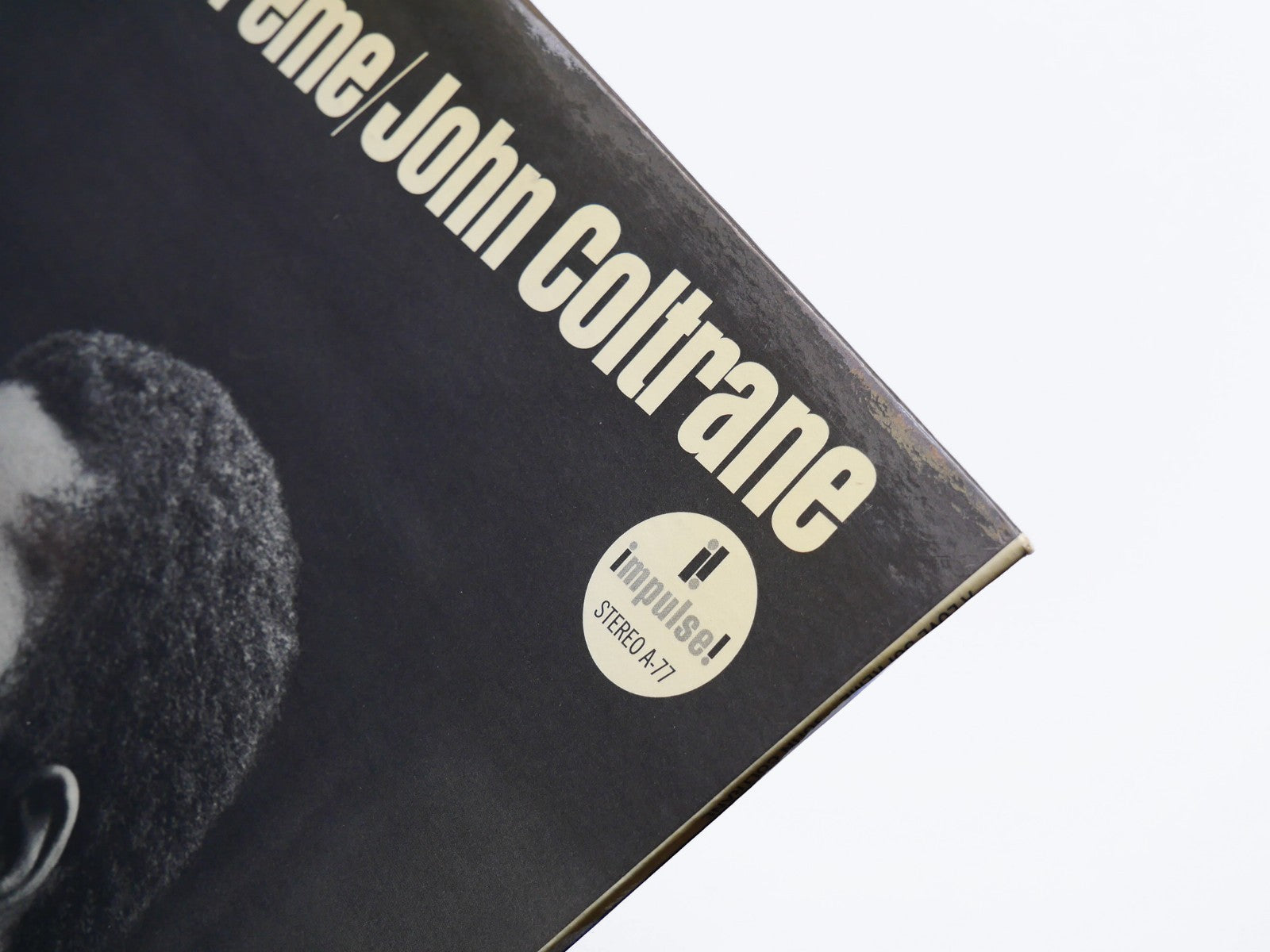 JOHN COLTRANE A Love Supreme LP IMPULSE! AS-77 RVG Elvin Jones McCoy Tyner VG+