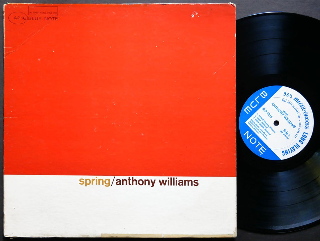 ANTHONY WILLIAMS Spring LP BLUE NOTE BLP 4216 NY RVG EAR MONO JAZZ Wayne Shorter