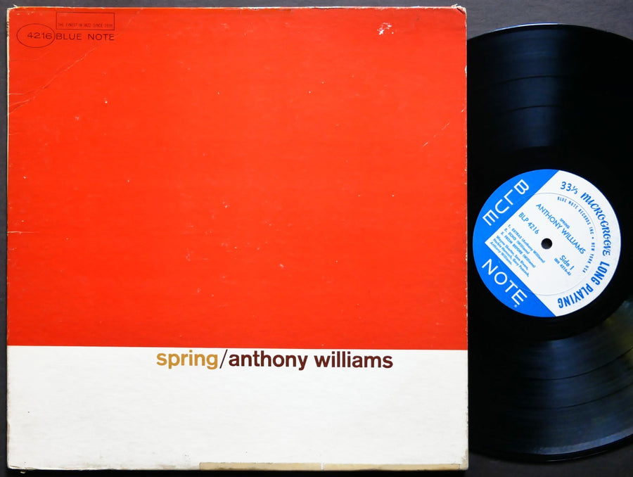 ANTHONY WILLIAMS Spring LP BLUE NOTE BLP 4216 NY RVG EAR MONO JAZZ Wayne Shorter