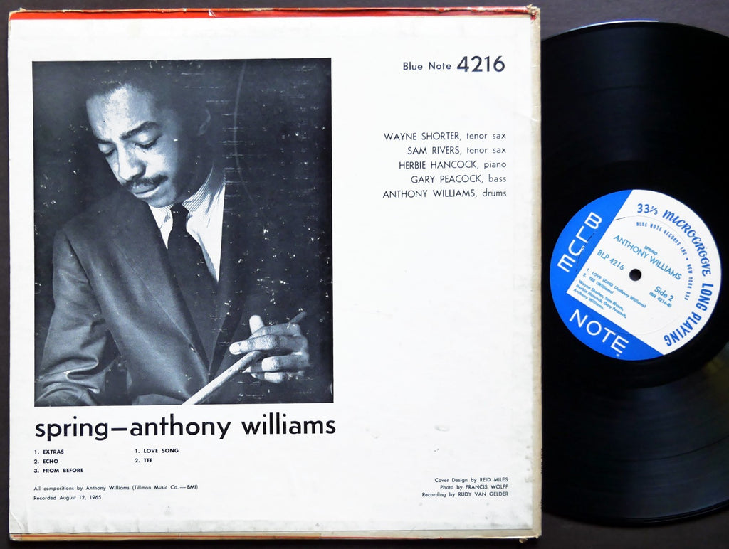 ANTHONY WILLIAMS Spring LP BLUE NOTE BLP 4216 NY RVG EAR MONO JAZZ Wayne Shorter