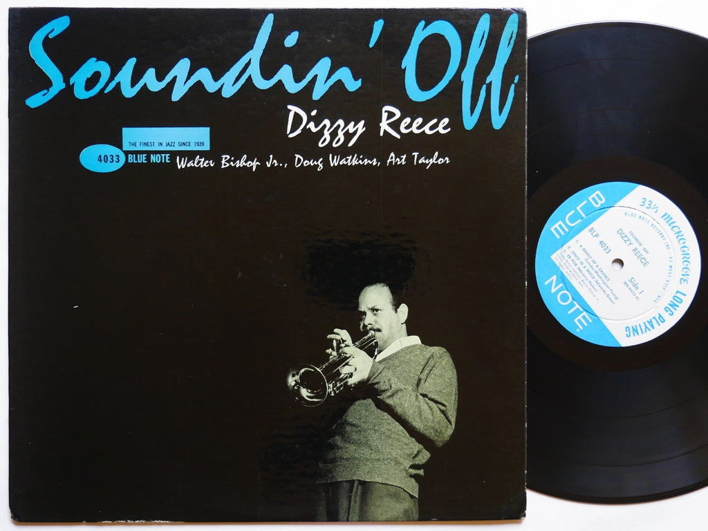 DIZZY REECE Soundin' Off LP BLUE NOTE BLP 4033 US 1960 EAR MONO Doug Watkins VG+