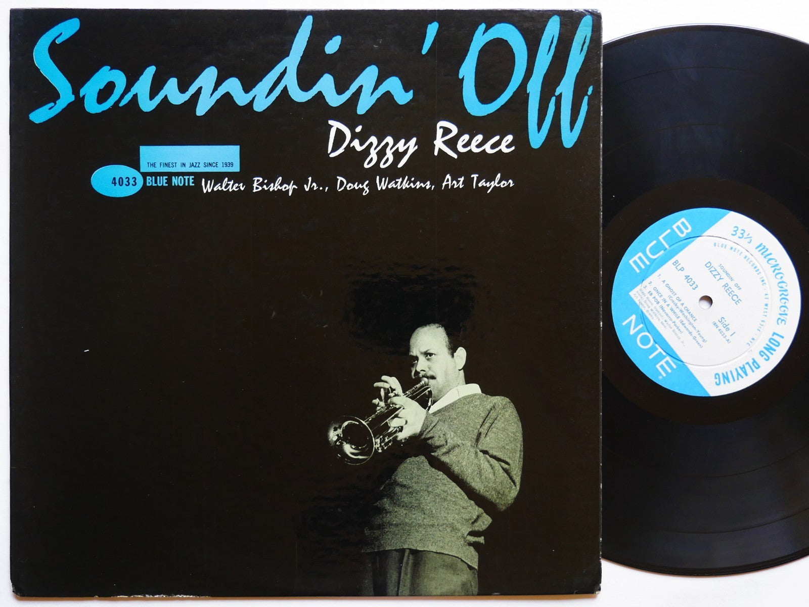 DIZZY REECE Soundin' Off LP BLUE NOTE BLP 4033 US 1960 EAR MONO Doug Watkins VG+
