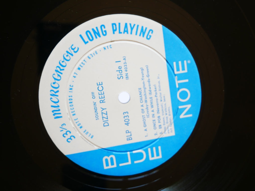 DIZZY REECE Soundin' Off LP BLUE NOTE BLP 4033 US 1960 EAR MONO Doug Watkins VG+