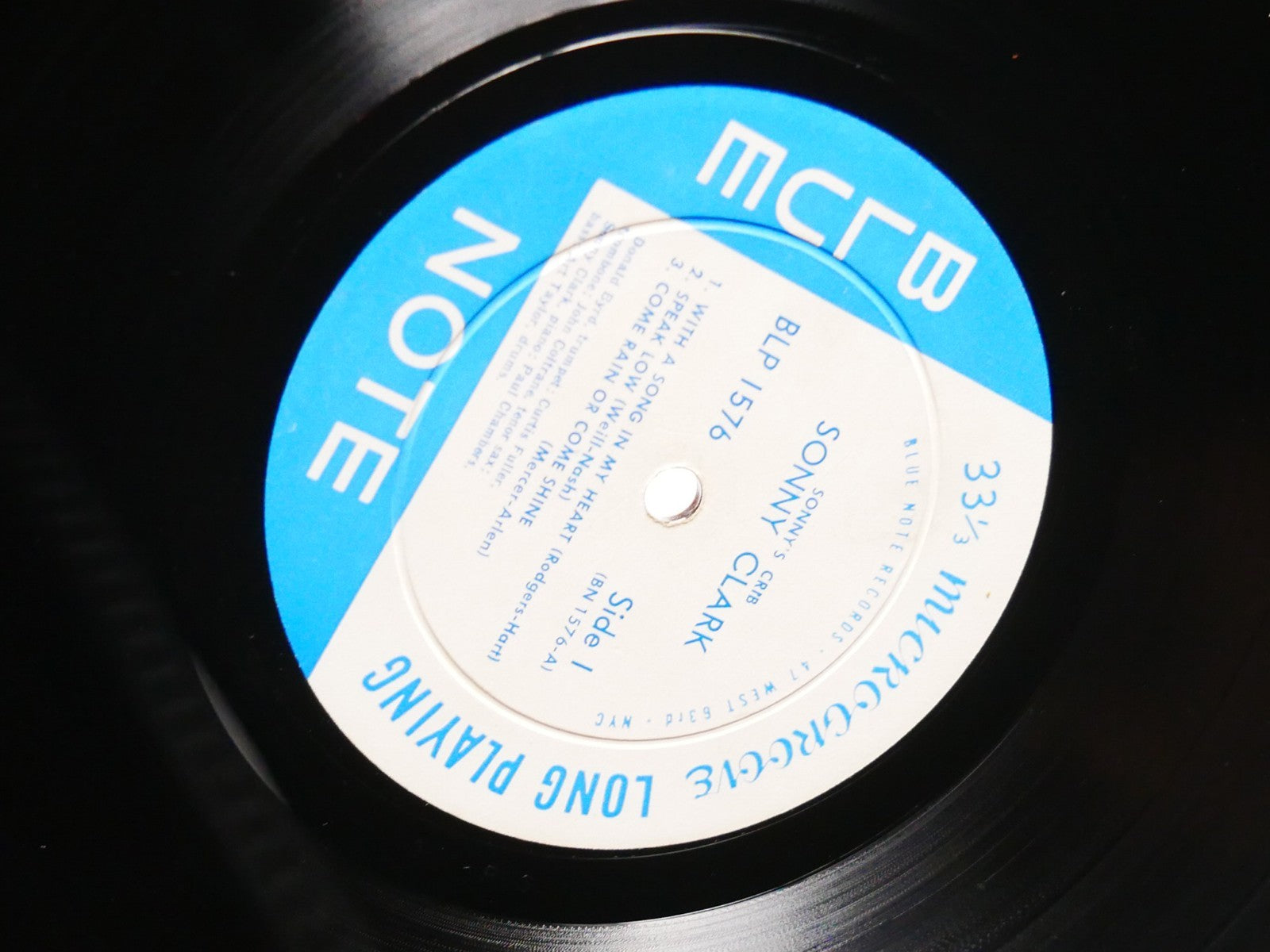 SONNY CLARK Sonny's Crib LP BLUE NOTE BLP 1576 US 1959 EAR DG MONO John Coltrane