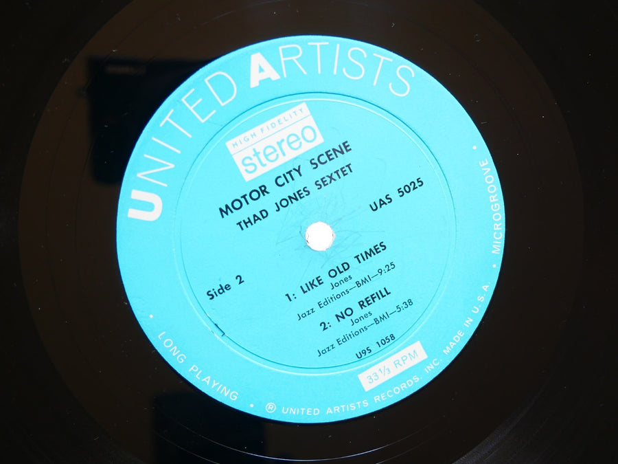 THAD JONES Motor City Scene LP UNITED ARTISTS UAS 5025 US 1959  Tommy FlanaganUA