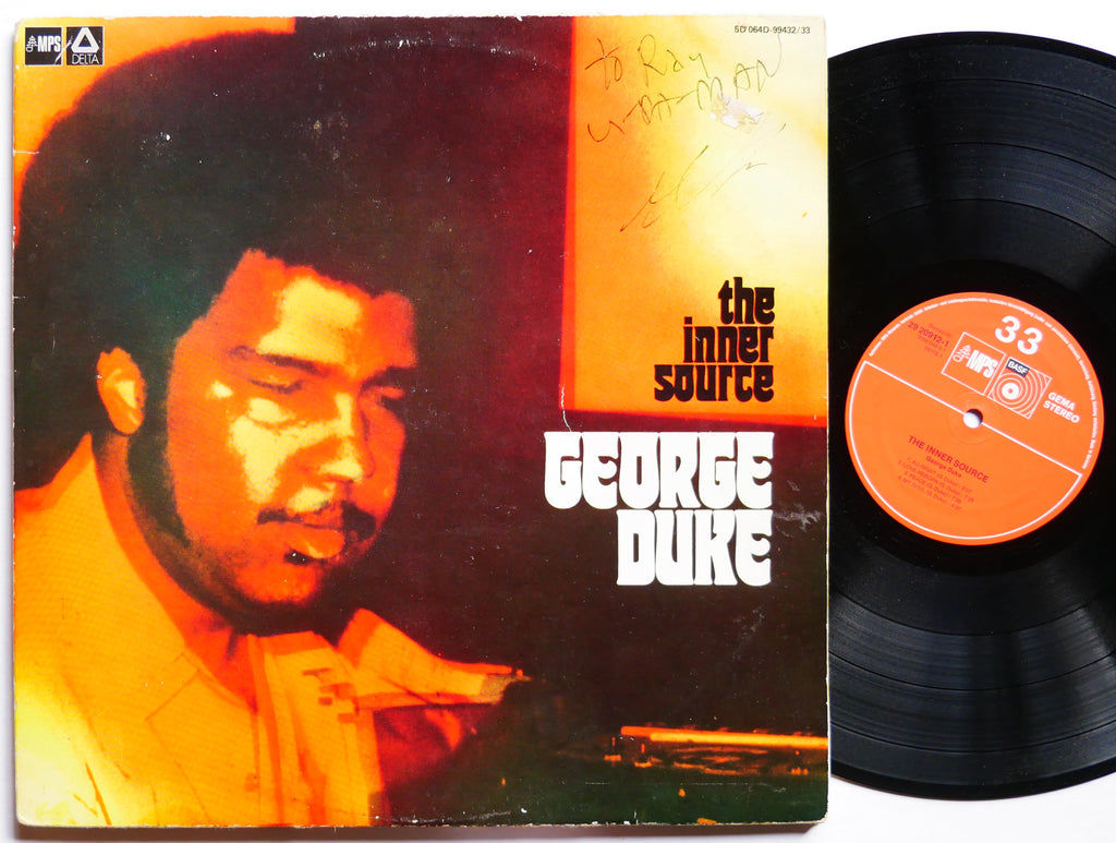 Signed by GEORGE DUKE The Inner Source 2 x LP MPS BASF 29 20912-1 GERMANY 1973