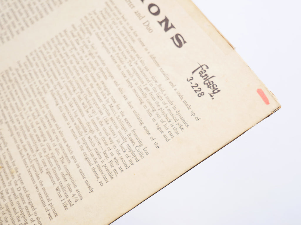 JOHN LA PORTA Conceptions LP FANTASY 3-228 US 1956 DG MONO RED WAX Lou Mucci