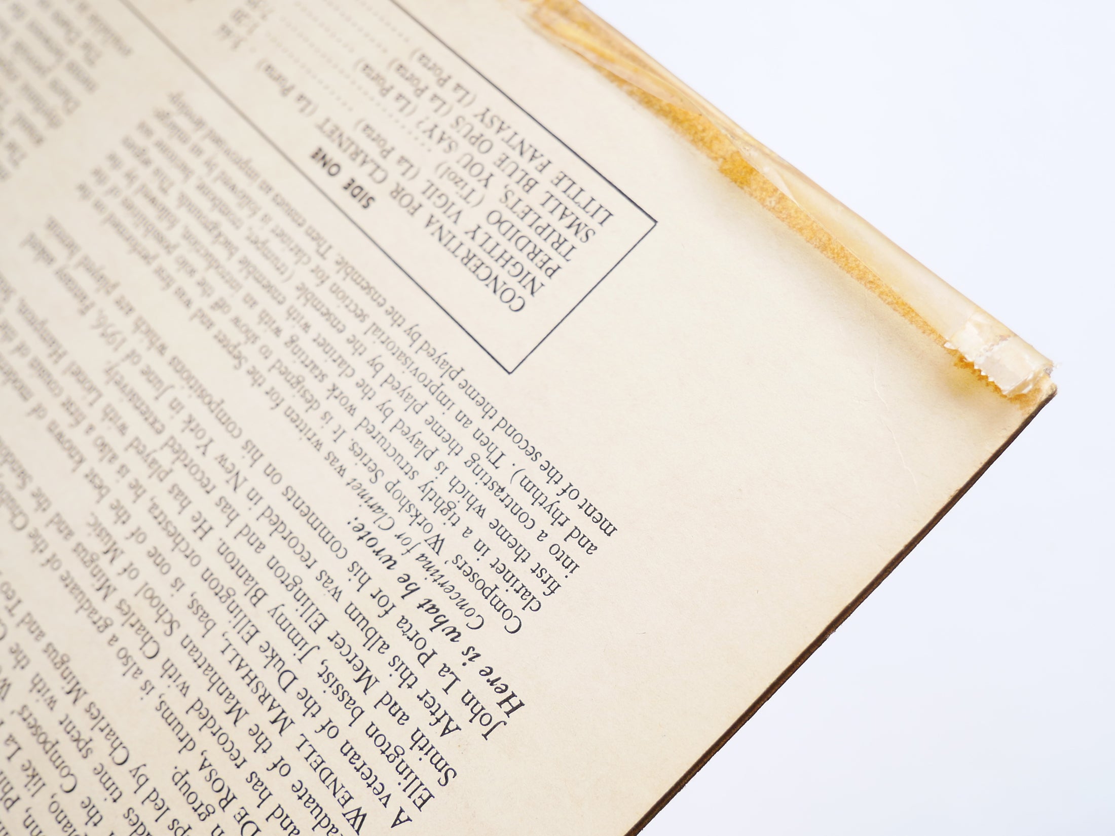 JOHN LA PORTA Conceptions LP FANTASY 3-228 US 1956 DG MONO RED WAX Lou Mucci