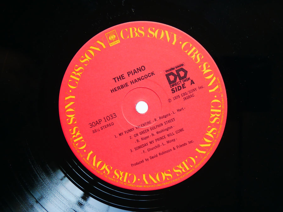 HERBIE HANCOCK The Piano LP CBS/SONY 30AP 1033 JAPAN 1979 Jazz Modal