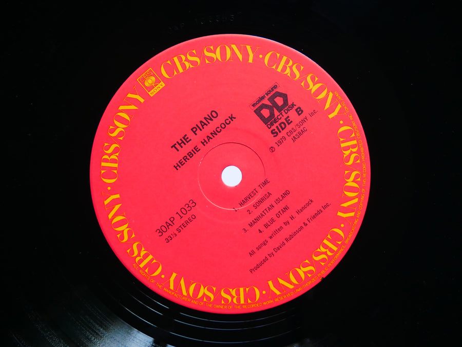 HERBIE HANCOCK The Piano LP CBS/SONY 30AP 1033 JAPAN 1979 Jazz Modal