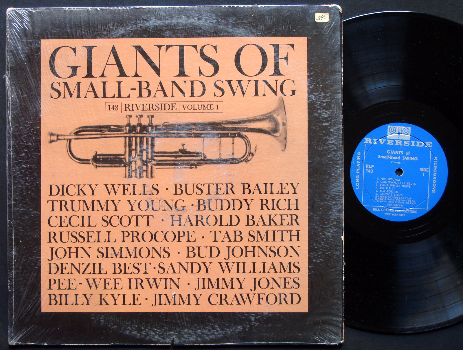 Giants Of Small-Band Swing Volume 1 LP RIVERSIDE RECORDS RLP 143 US 1960 DG MONO