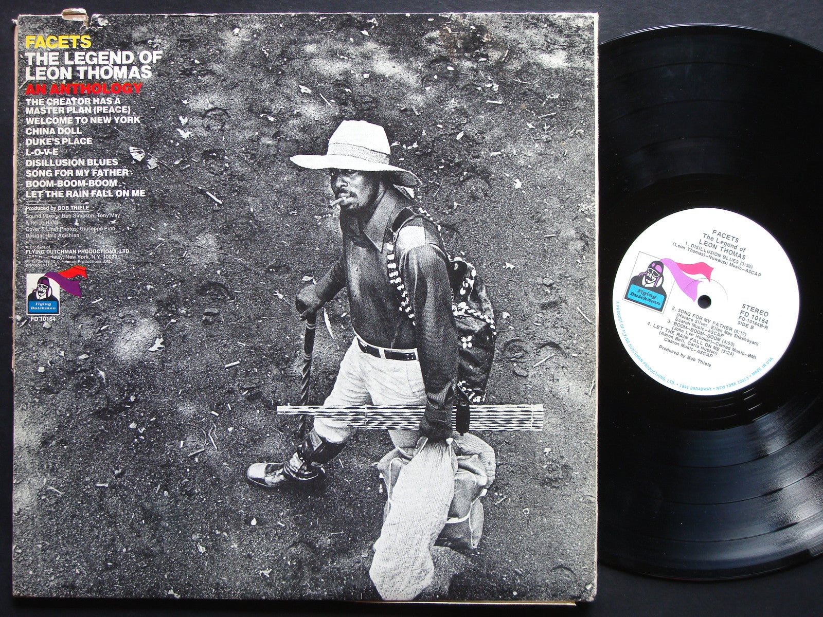 LEON THOMAS  Facets The Legend Of.. LP FLYING DUTCHMAN FD-10164 Pharoah Sanders