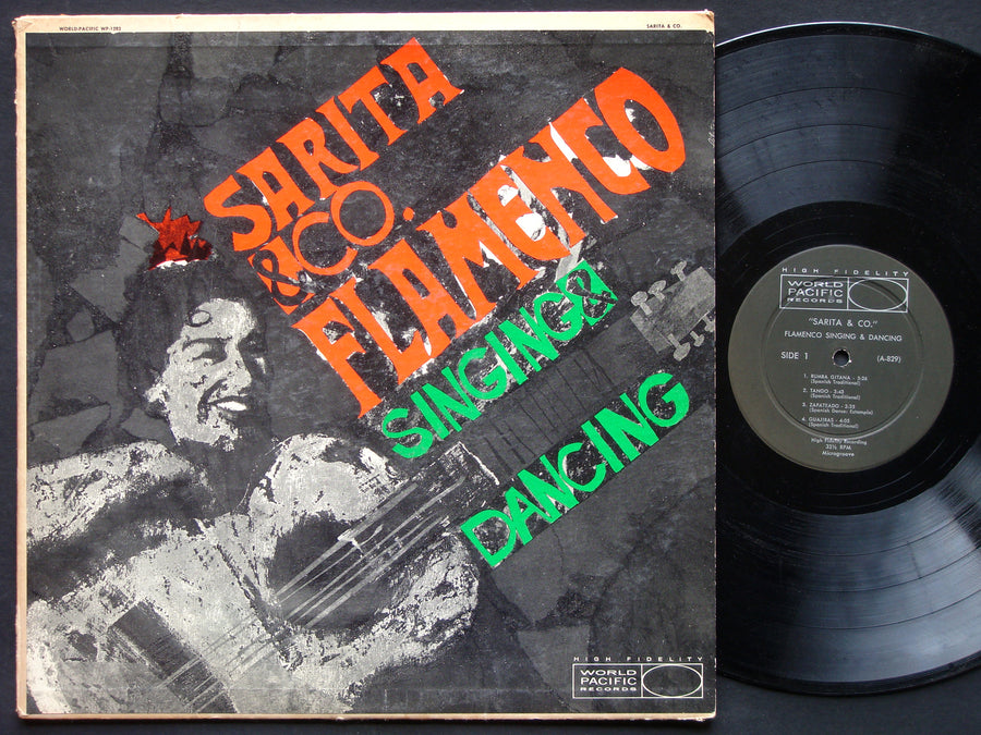 SARITA & CO. Flamenco Singing & Dancing LP WORLD PACIFIC WP-1282 US 1959 DG MONO