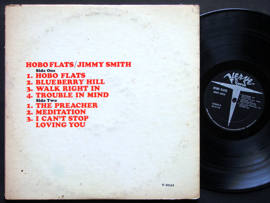 JIMMY SMITH Hobo Flats LP VERVE RECORDS V-8544 US 1963 DG MONO Oliver Nelson