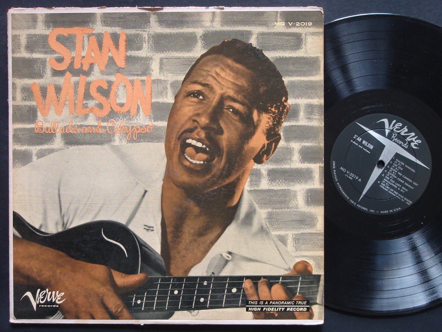 STAN WILSON Ballads and Calypso LP VERVE RECORDS MGV-2019 US 1956 DG MONO