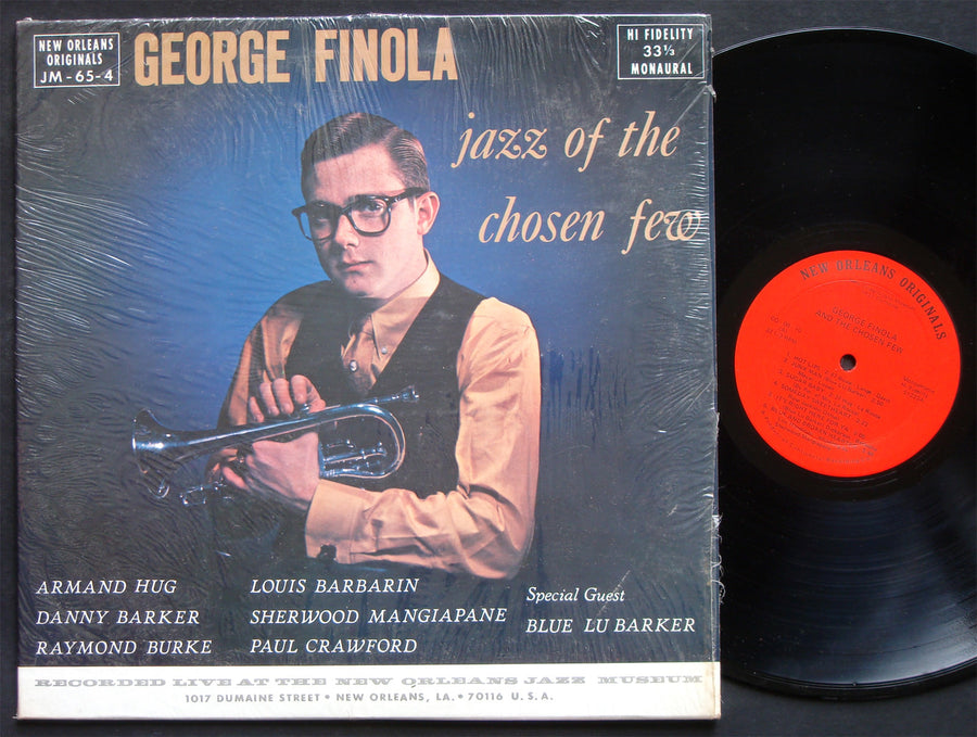 GEORGE FINOLA Jazz Of The Chosen Few LP CONTINENTAL RECORDING JM-65-4 US 1965