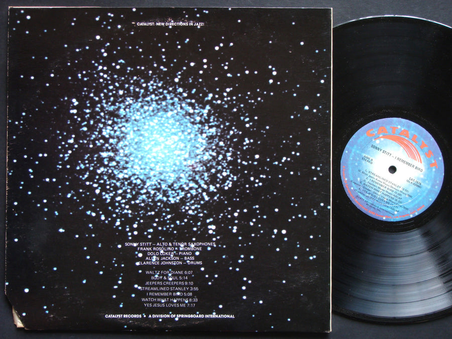 SONNY STITT I Remember Bird LP CATALYST RECORDS CAT-7616 US 1977 JAZZ