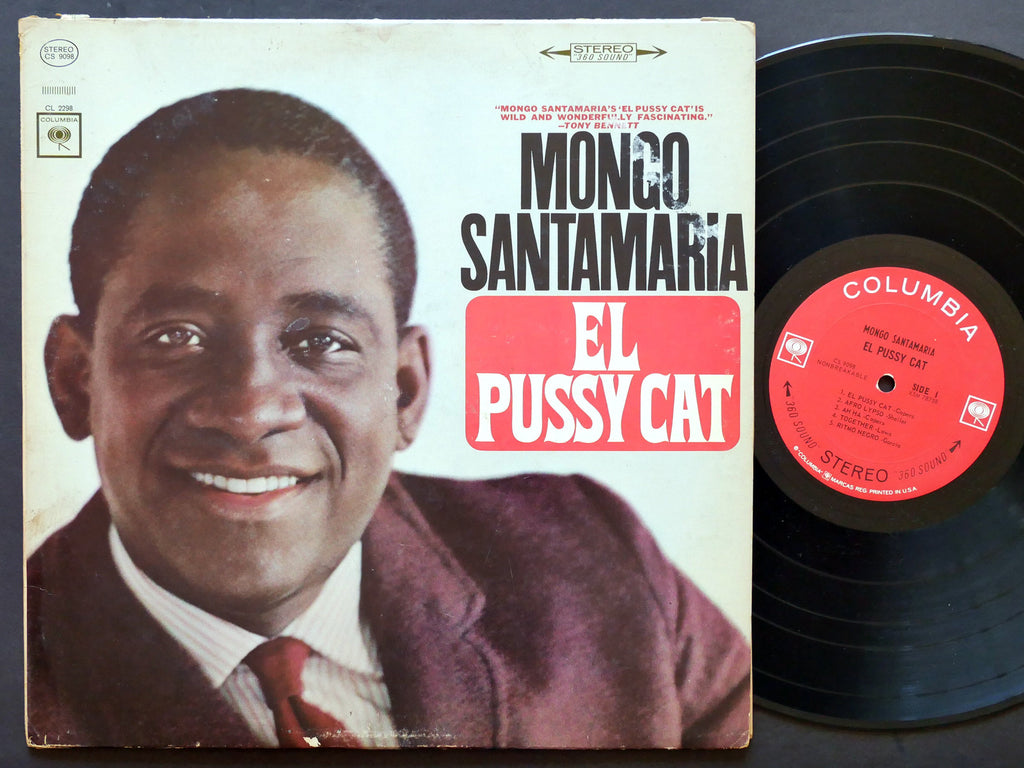 MONGO SANTAMARIA El Pussy Cat LP COLUMBIA CS 9098 US 1965 2-Eye JAZZ Hubert Laws