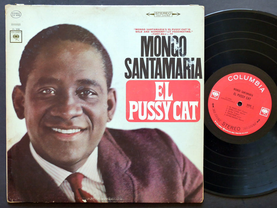 MONGO SANTAMARIA El Pussy Cat LP COLUMBIA CS 9098 US 1965 2-Eye JAZZ Hubert Laws