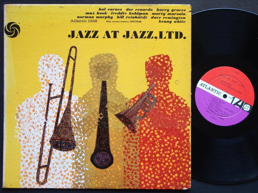 DAVE REMINGTON HARRY GRAVES Jazz At Jazz, Ltd. LP ATLANTIC 1338 US 1961 DG MONO