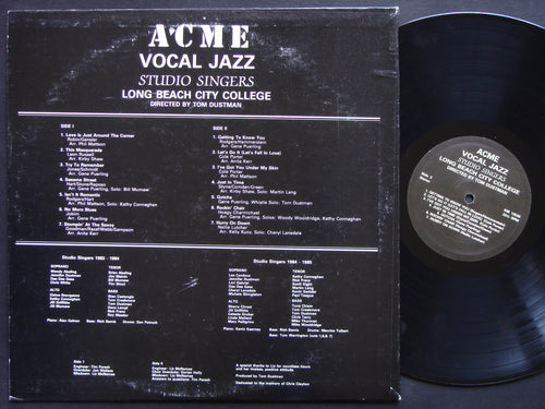 ACME VOCAL JAZZ STUDIO SINGERS LONG BEACH CITY COLLEGE KM13526 Private Press