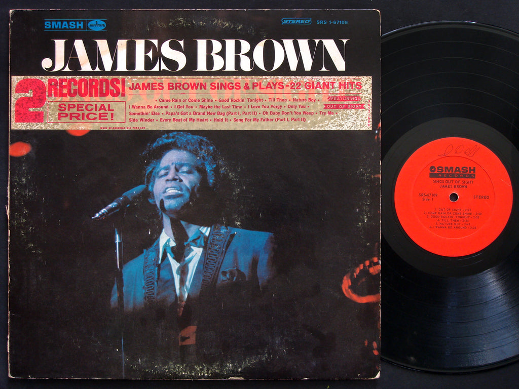 JAMES BROWN Sings Out Of Sight LP SMASH RECORDS SRS 1-67109 FUNK SOUL STEREO