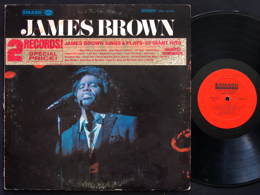 JAMES BROWN Sings Out Of Sight LP SMASH RECORDS SRS 1-67109 FUNK SOUL STEREO