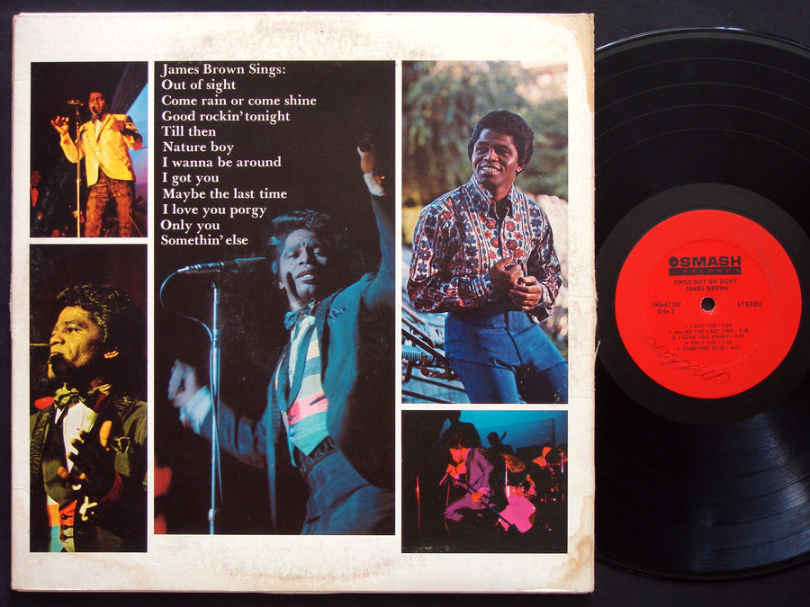 JAMES BROWN Sings Out Of Sight LP SMASH RECORDS SRS 1-67109 FUNK SOUL STEREO