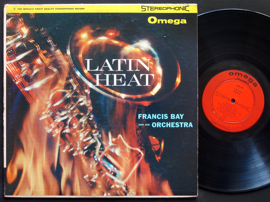 FRANCIS BAY And His Orchestra Latin Heat LP OMEGA RECORDS OSL 44 US 1960 DG MONO